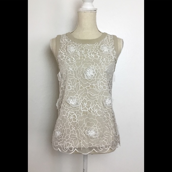 Ann Taylor Tops - Ann Taylor Sleeveless Shirt Top Blouse Floral